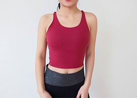 Back Cross High Support Sports Bra (7 Colors)